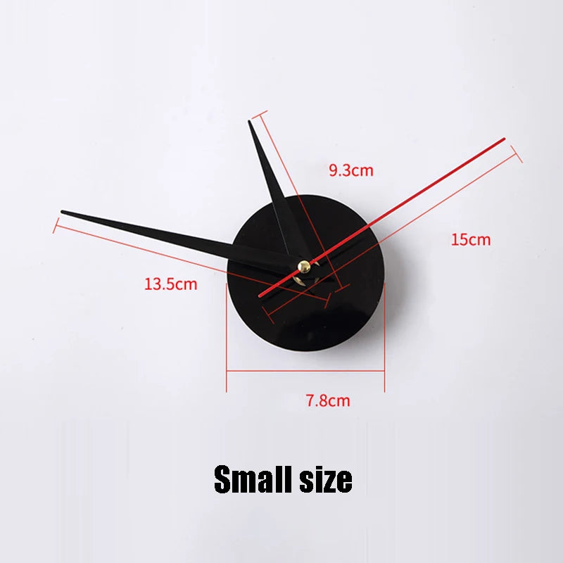 2024 New Metall Moderne 3D DIY Wall Clock Acrylic+EVR+Metal Mirror Home Decoration Super Big 130cm X130 Cm Factory Freeshipping