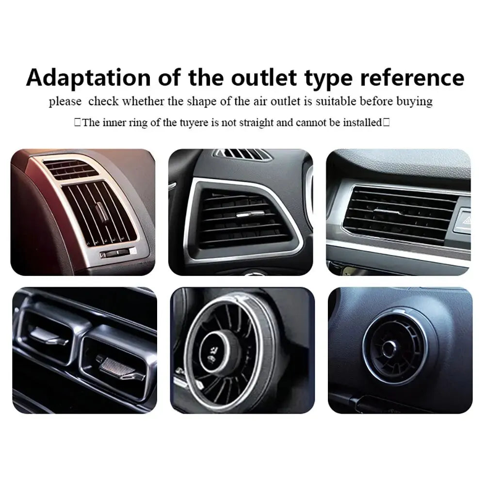 10Pcs 20cm Car Air Conditioner Outlet Decorative U Shape Moulding Trim Decor Strips Car Styling Car Door Edge Corner Protector